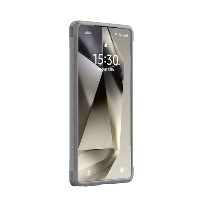 Galaxy S25 Ultra Kılıf M-safe Şarj Özellikli Airbagli Raptic Shield Serisi Şeffaf Arka Yüzey Kapak