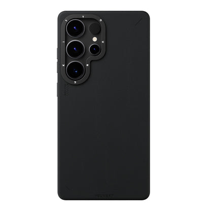 Galaxy S25 Ultra Kılıf M-safe Şarj Özellikli Basit Mat Deri Desenli Youngkit Tech Fashion Serisi Kapak