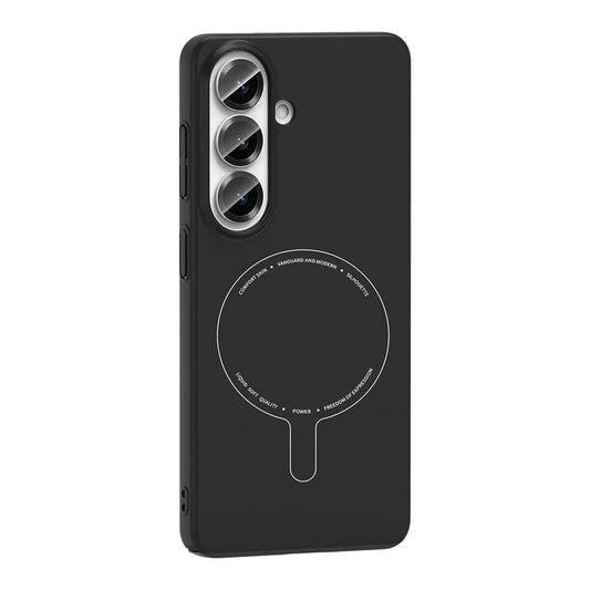 Galaxy S26 FE Kılıf M-Safe Şarj Özellikli Kamera Korumalı Zore Elio Sert PC Kapak