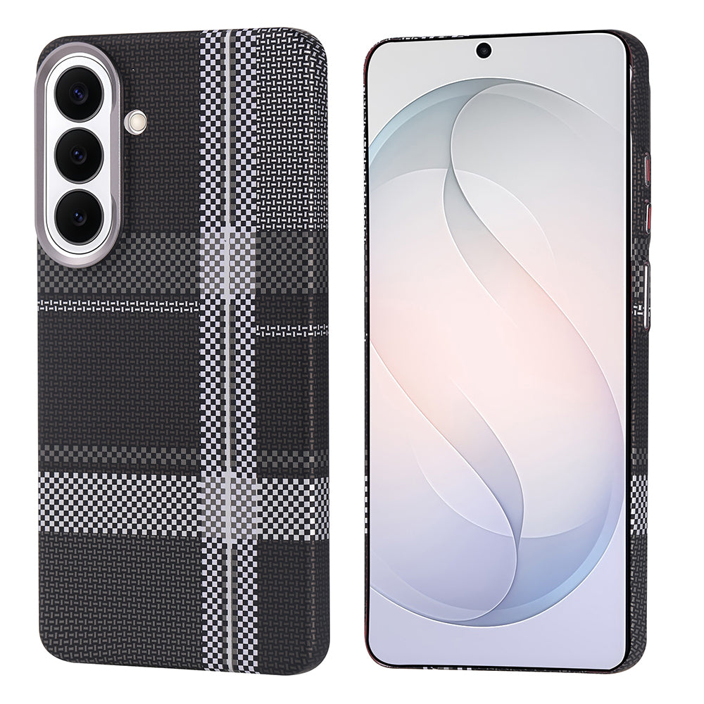 Galaxy S26 Kılıf M-safe Şarj Özellikli Karbon Fiber Görünümlü Zore Nekst Kapak