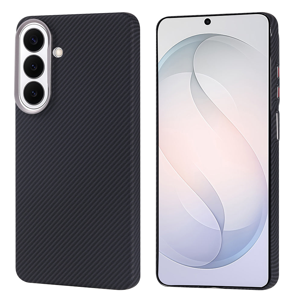 Galaxy S26 Kılıf M-safe Şarj Özellikli Karbon Fiber Görünümlü Zore Nekst Kapak