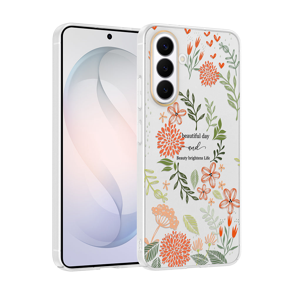 Galaxy S26 Plus Kılıf Kamera Korumalı Desenli Zore Klip Kapak