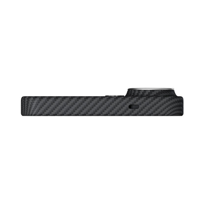 Galaxy S26 Ultra Kılıf M-safe Şarj Özellikli 600D Aramid Fiber Pitaka Ultra-Slim Classic Serisi Black-Grey Twill Kapak