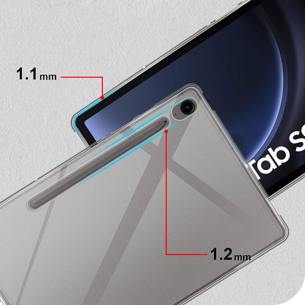 Galaxy Tab S10 FE Kılıf Zore Tablet Süper Silikon Kapak
