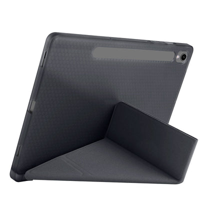 Galaxy Tab S10 Lite Kılıf Zore Tri Folding Kalem Bölmeli Standlı Kılıf