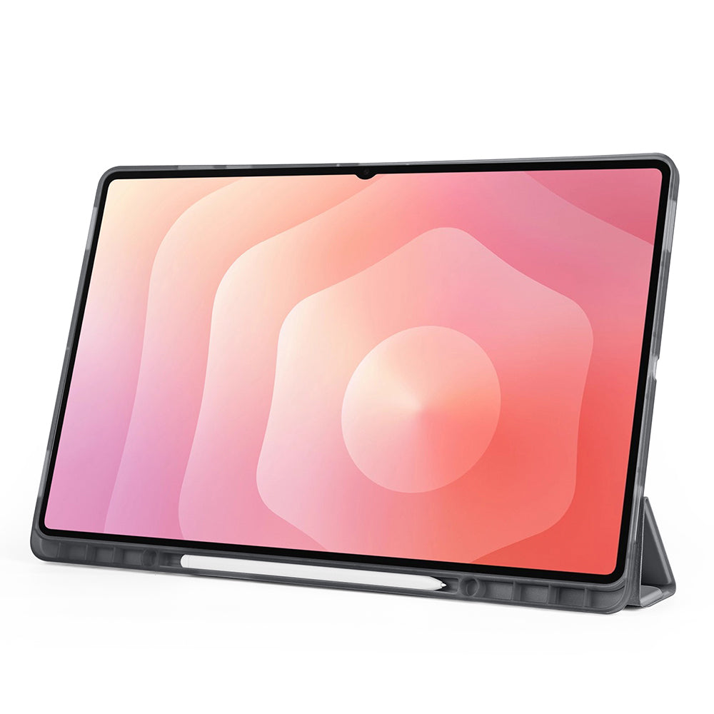 Galaxy Tab S11 Ultra Kılıf Zore Tri Folding Kalem Bölmeli Standlı Kılıf