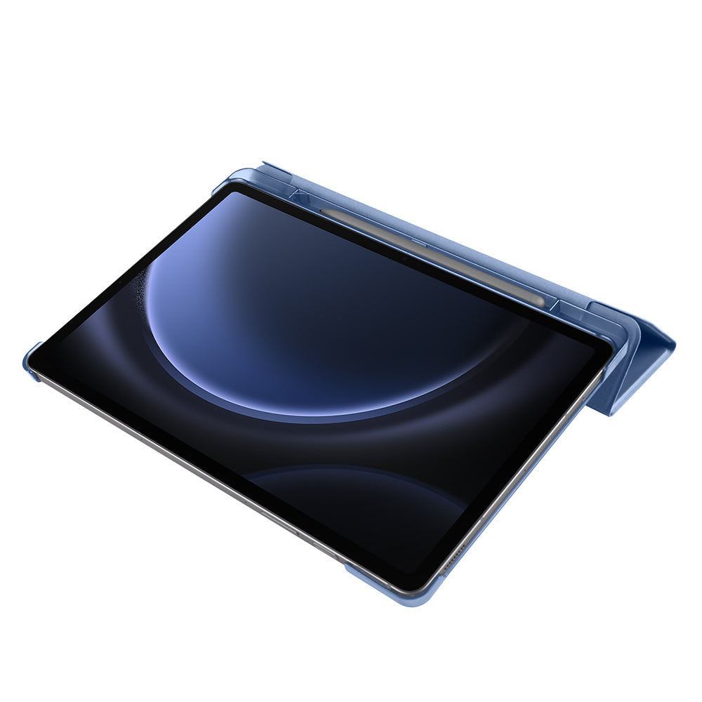 Galaxy Tab S9 FE Zore Smart Cover Kalem Bölmeli Standlı 1-1 Kılıf