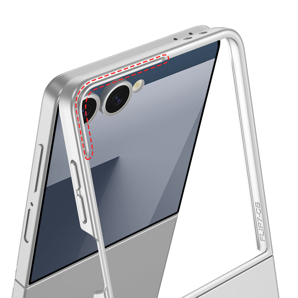 Galaxy Z Flip 7 Kılıf Zore Sert Kıpta Kapak