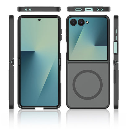 Galaxy Z Flip 8 Kılıf M-Safe Şarj Özellikli Kamera Korumalı Zore Lunex Kapak