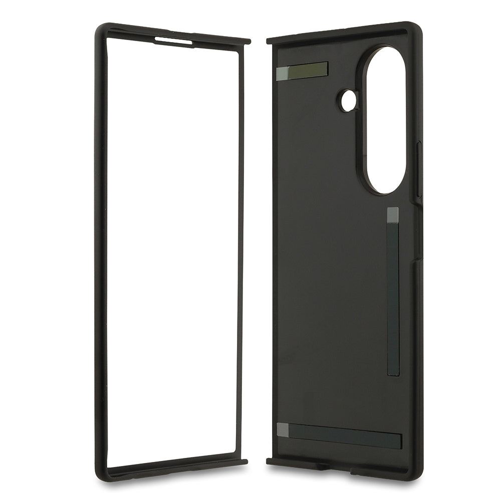 Galaxy Z Fold 7 Kılıf Guess Orjinal Lisanslı 4G Büyük Metal Logolu Glitter Kapak