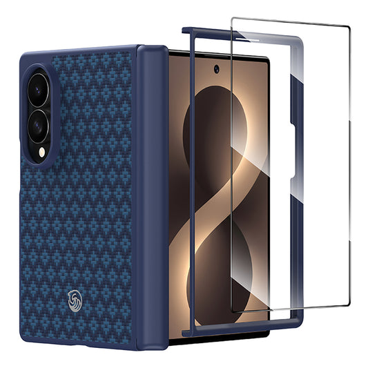 Galaxy Z Fold 8 Benks ArmorPro ArmorGrid Grand Combo Üçlü Aksesuar Seti (Ön Arka Kevlar Karbon Kapak + Ekran Koruyucu)
