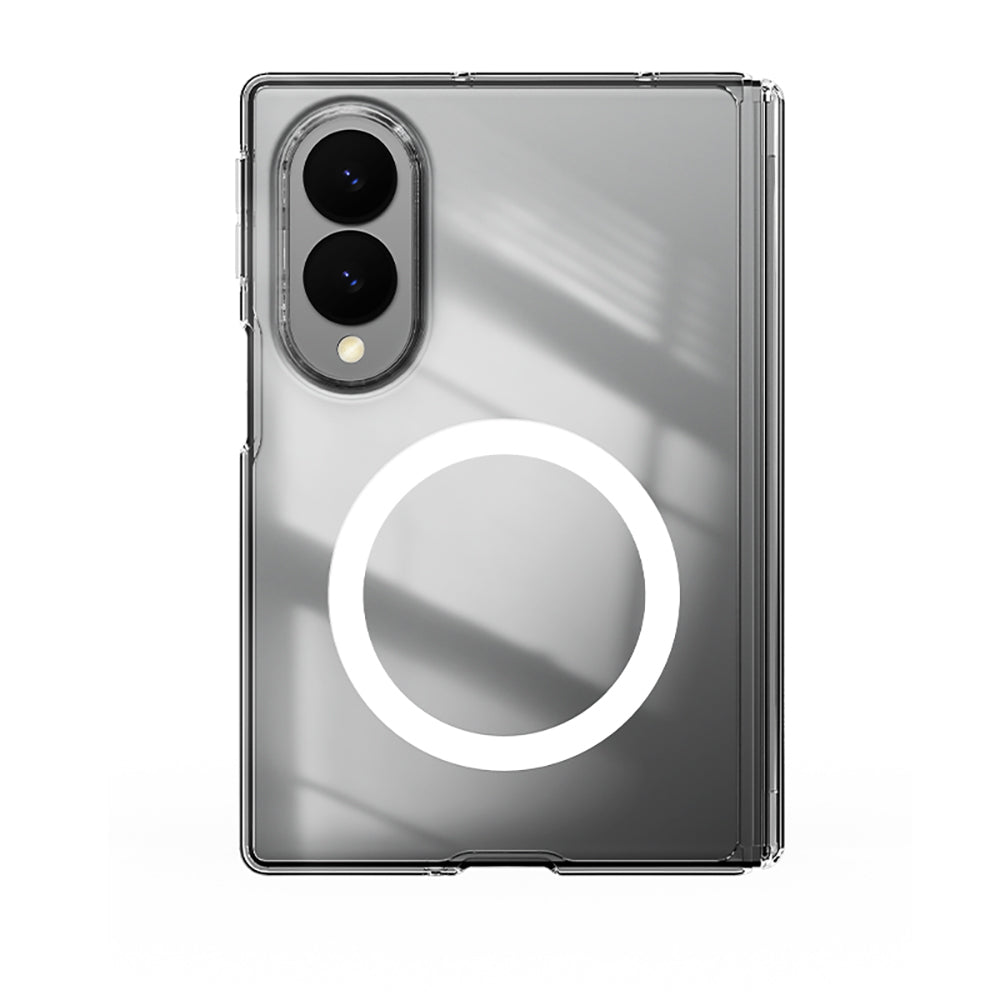 Galaxy Z Fold 8 Kılıf M-safe Şarj Özellikli Transparan Sert PC Wlons Pita Kapak