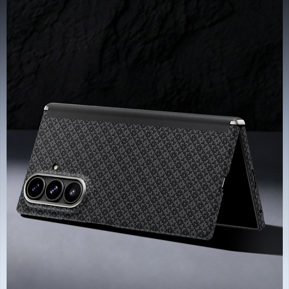 Galaxy Z Fold 8 Ultra Benks ArmorAir ArmorGrid Grand Combo Üçlü Aksesuar Seti (Ön Arka Kevlar Karbon Kapak + Ekran Koruyucu)