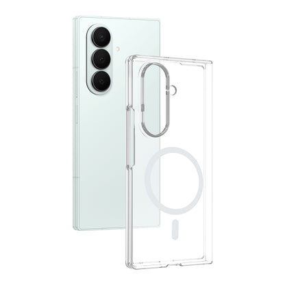 Galaxy Z Fold 8 Ultra Kamera Korumalı M-Safe Şarj Özellikli Şeffaf Zore London Sert PC Kapak