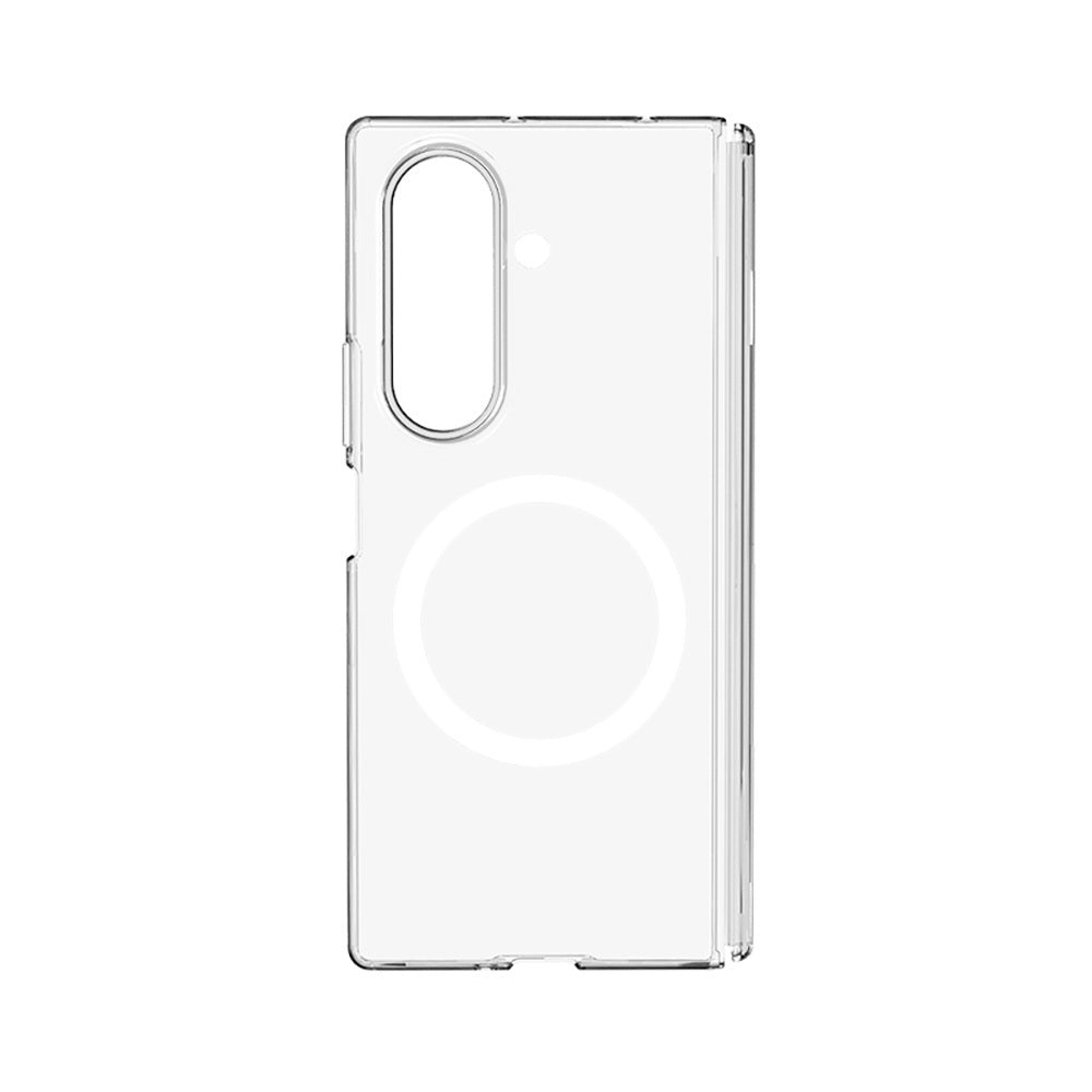 Galaxy Z Fold 8 Ultra Kılıf M-safe Şarj Özellikli Transparan Sert PC Wlons Pita Kapak