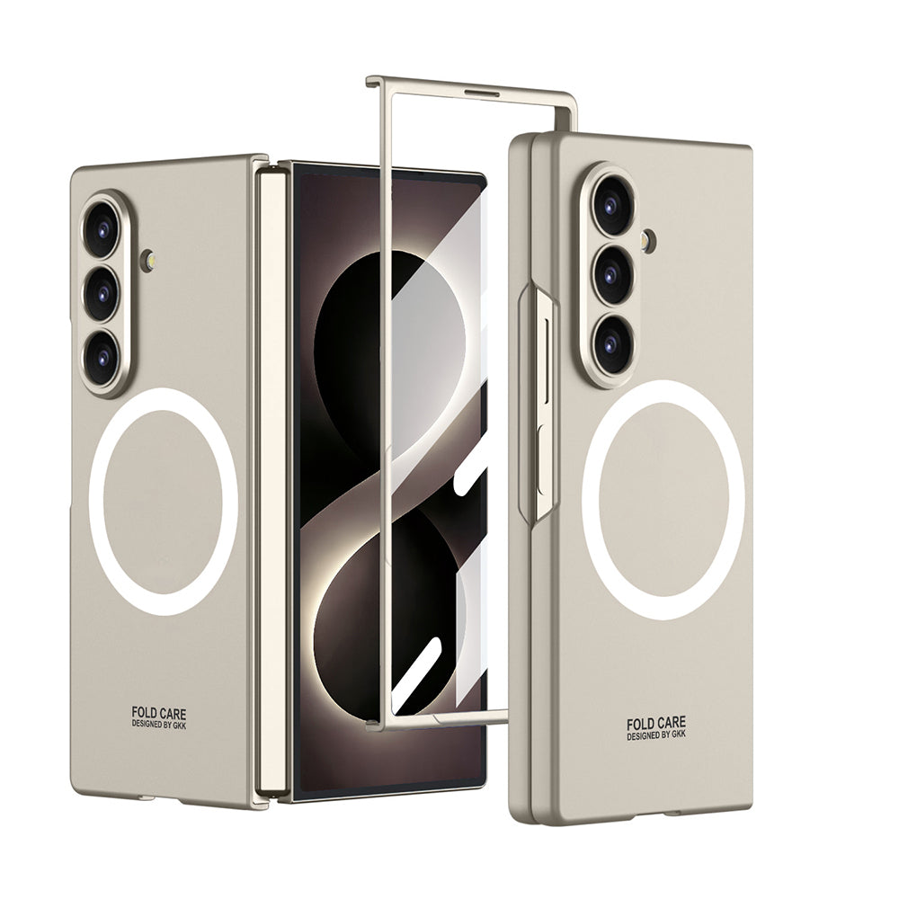 Galaxy Z Fold 8 Ultra Kılıf Wireless Şarj Özellikli Zore Kıpta M-safe Kapak