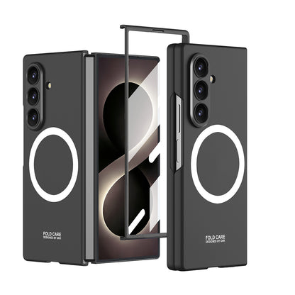 Galaxy Z Fold 8 Ultra Kılıf Wireless Şarj Özellikli Zore Kıpta M-safe Kapak