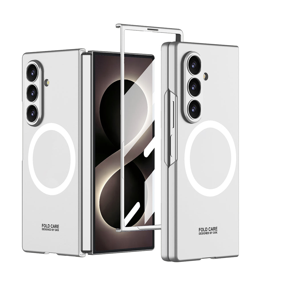 Galaxy Z Fold 8 Ultra Kılıf Wireless Şarj Özellikli Zore Kıpta M-safe Kapak