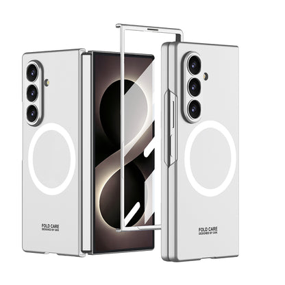 Galaxy Z Fold 8 Ultra Kılıf Wireless Şarj Özellikli Zore Kıpta M-safe Kapak