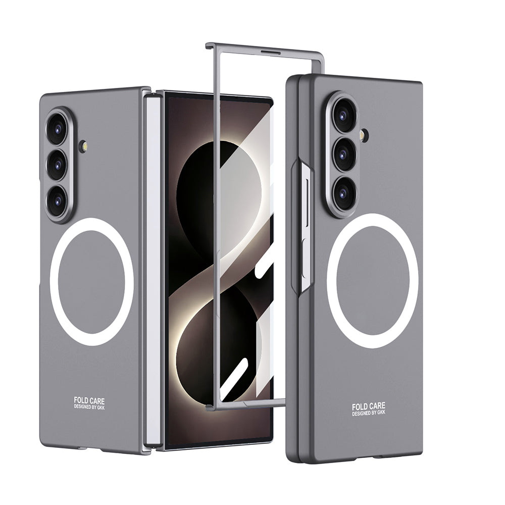 Galaxy Z Fold 8 Ultra Kılıf Wireless Şarj Özellikli Zore Kıpta M-safe Kapak