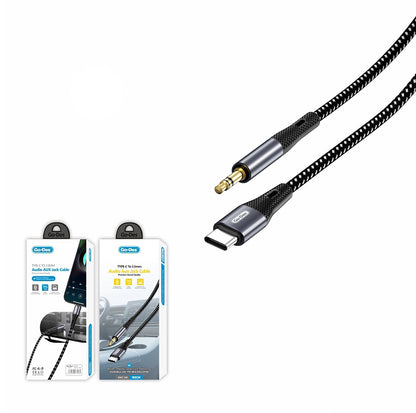 Go Des GAC-168 Type-C to 3.5mm AUX Audio Kablo 1M