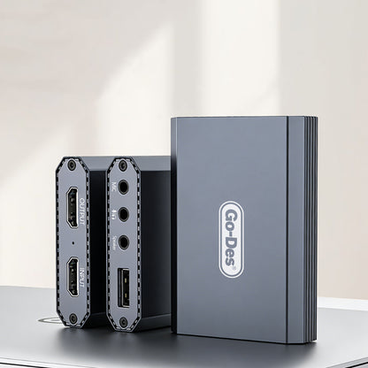 Go Des GD-6908 HDTV Ses ve Video Adaptörü USB-A/Hdmi/3.5mm/4K Ultra HD 60hz
