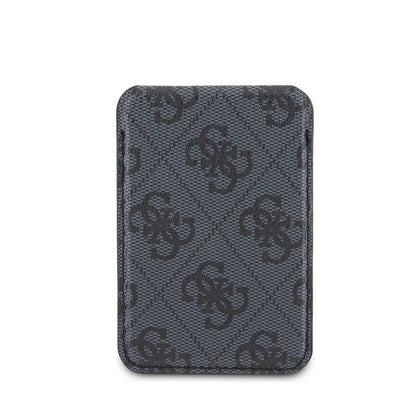 Guess Orjinal Lisanslı 4G Desenli Metal Script Logolu Magnetik Kartlık