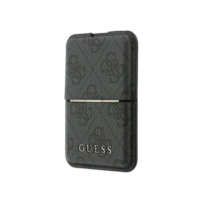 Guess Orjinal Lisanslı 4G Desenli Yazı Logolu Pop-up Magnetik Standlı PU Kartlık