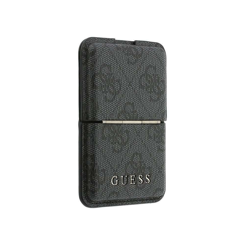 Guess Orjinal Lisanslı 4G Desenli Yazı Logolu Pop-up Magnetik Standlı PU Kartlık