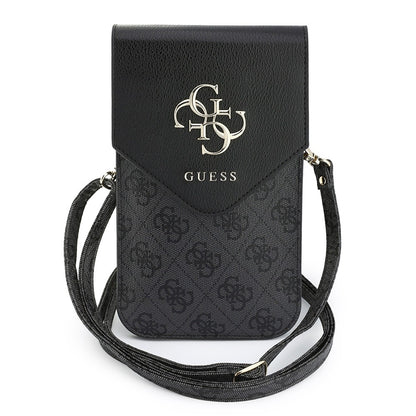 Guess Orjinal Lisanslı V Kapak Tasarımlı 4G Desenli Büyük Logolu Kartlıklı Askılı Çanta
