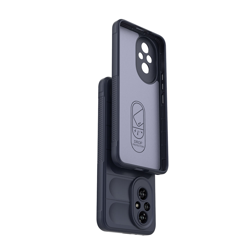 Honor 200 Pro Kılıf Esnek TPU Oyuklu Arka Yüzey Tasarımlı Zore Etnik Silikon Kapak