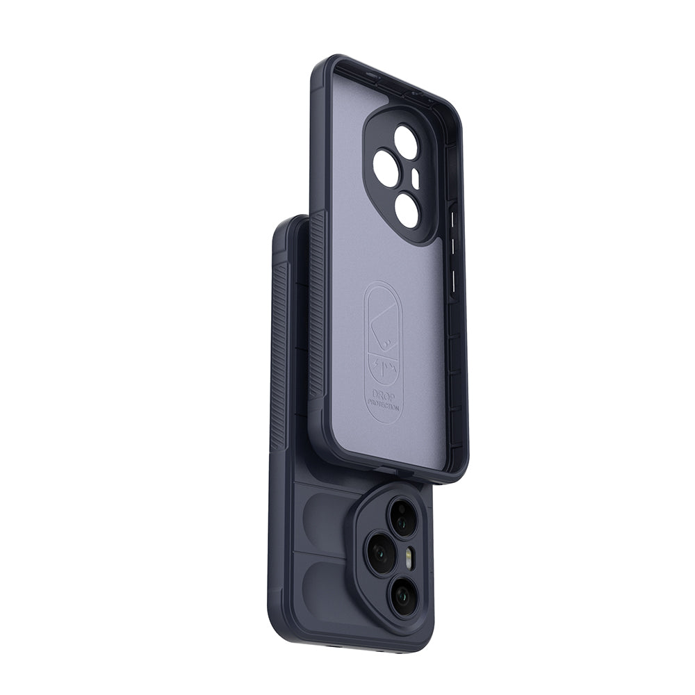 Honor 400 Pro Kılıf Esnek TPU Oyuklu Arka Yüzey Tasarımlı Zore Etnik Silikon Kapak