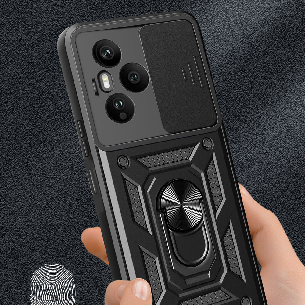 Honor 400 Pro Kılıf Magnetik Standlı Kamera Korumalı Zore Sürgülü Vega Kapak