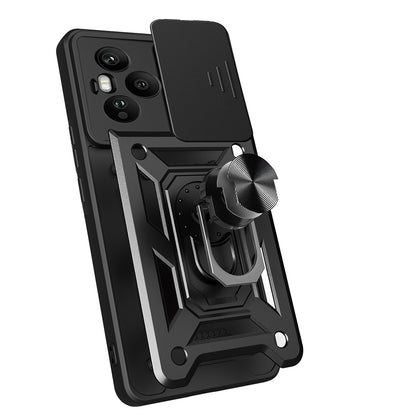 Honor 400 Pro Kılıf Magnetik Standlı Kamera Korumalı Zore Sürgülü Vega Kapak