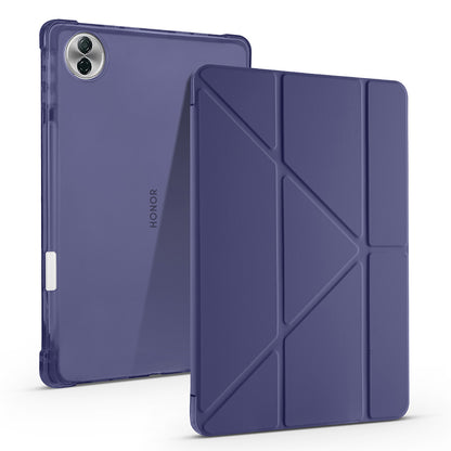 Honor Pad 10 12.1 Kılıf Zore Tri Folding Kalem Bölmeli Standlı Kılıf