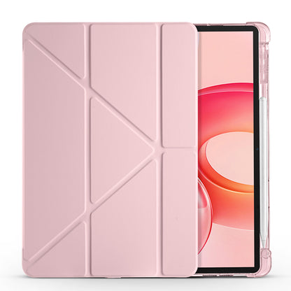 Honor Pad 10 12.1 Kılıf Zore Tri Folding Kalem Bölmeli Standlı Kılıf