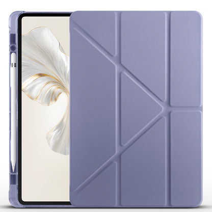 Honor Pad 9 Kılıf Zore Tri Folding Kalem Bölmeli Standlı Kılıf