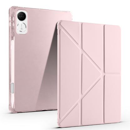 Honor Pad V9 Kılıf Zore Tri Folding Kalem Bölmeli Standlı Kılıf