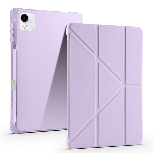 Honor Pad X9 Pro Kılıf Zore Tri Folding Kalem Bölmeli Standlı Kılıf