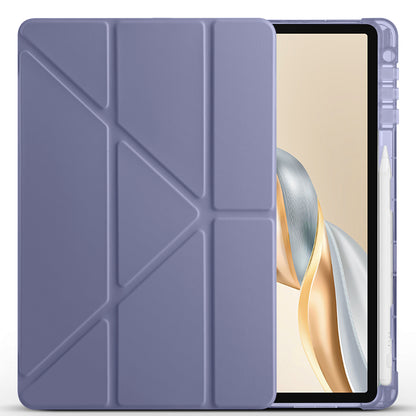 Honor Pad X9A Kılıf Zore Tri Folding Kalem Bölmeli Standlı Kılıf