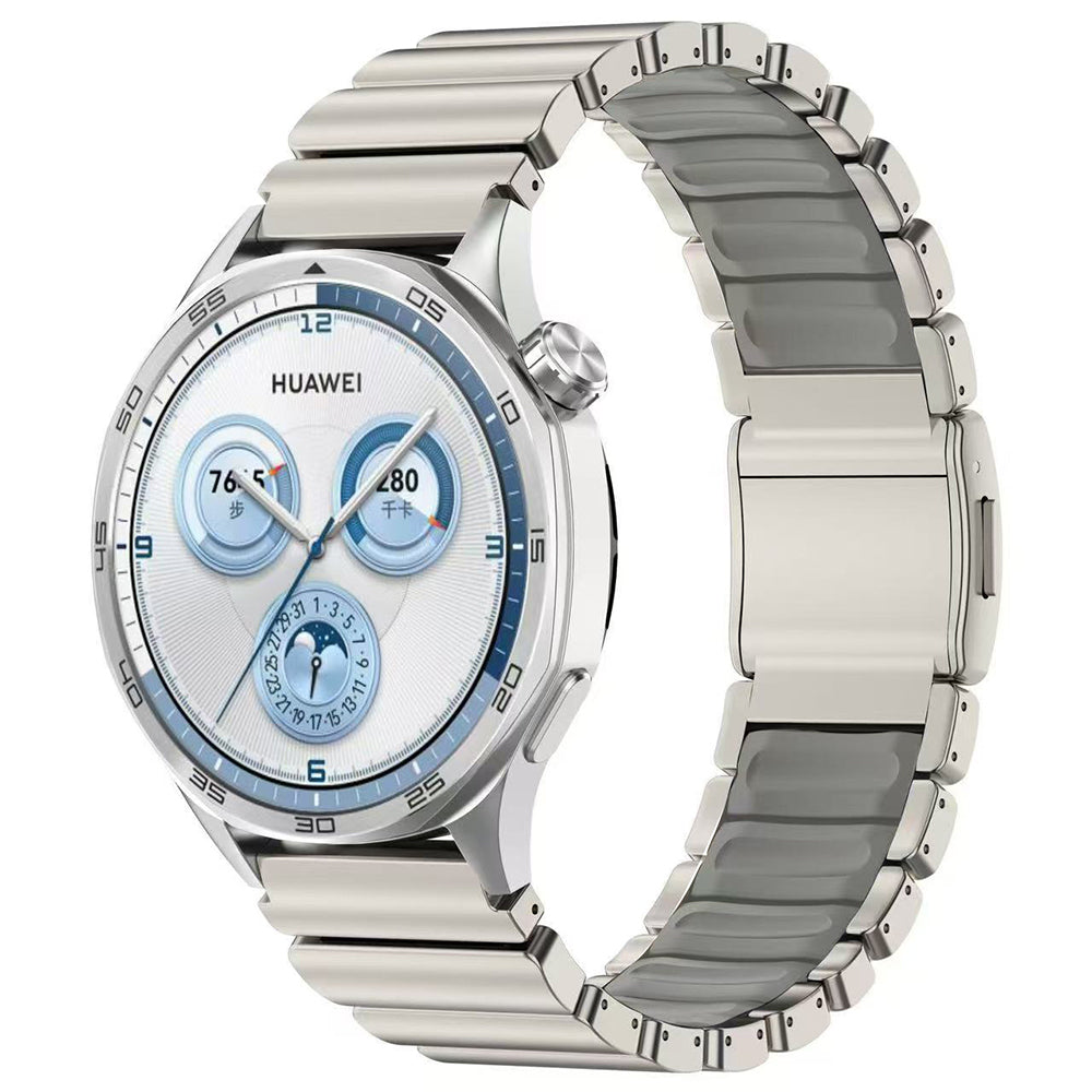 Huawei GT4 46mm Zore KRD-151 22mm Metal Silikon Kordon