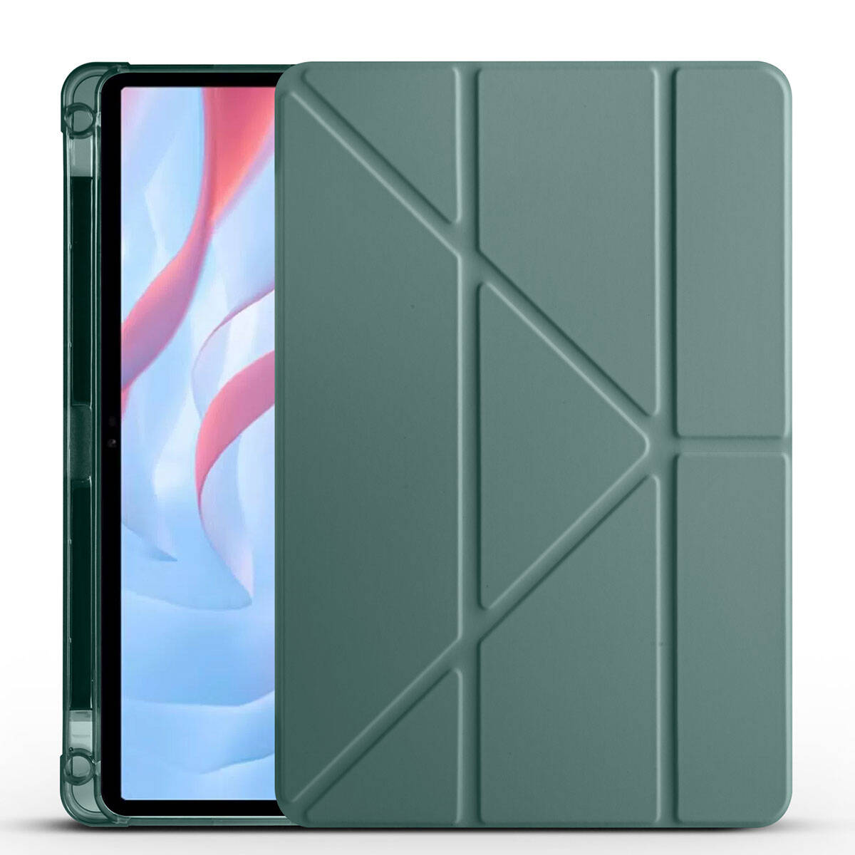 Huawei Honor Pad X9 11.5' Kılıf Zore Tri Folding Kalem Bölmeli Standlı Kılıf
