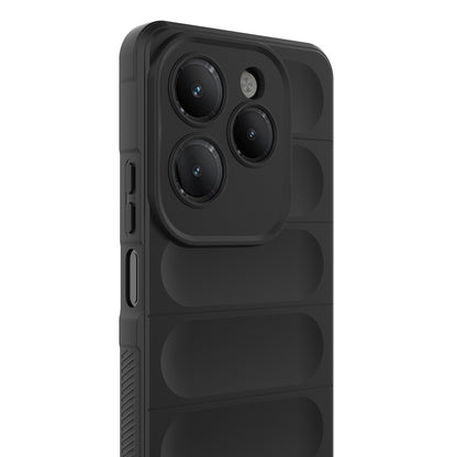 İnfinix Hot 40 Pro Kılıf Esnek TPU Oyuklu Arka Yüzey Tasarımlı Zore Etnik Silikon Kapak