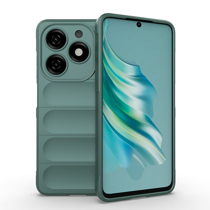 İnfinix Hot 40i Kılıf Esnek TPU Oyuklu Arka Yüzey Tasarımlı Zore Etnik Silikon Kapak