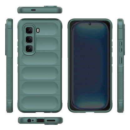 İnfinix Hot 50 4G Kılıf Esnek TPU Oyuklu Arka Yüzey Tasarımlı Zore Etnik Silikon Kapak