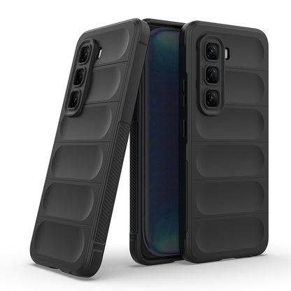 İnfinix Hot 50 4G Kılıf Esnek TPU Oyuklu Arka Yüzey Tasarımlı Zore Etnik Silikon Kapak