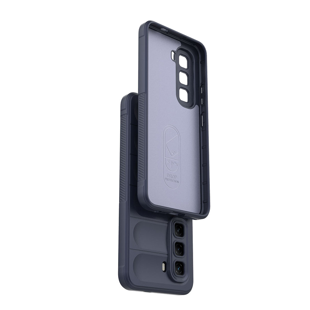 İnfinix Hot 50 4G Kılıf Esnek TPU Oyuklu Arka Yüzey Tasarımlı Zore Etnik Silikon Kapak