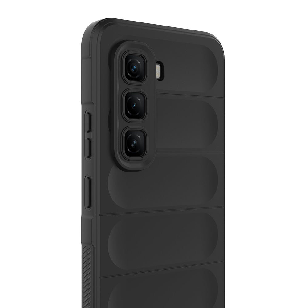 İnfinix Hot 50 Pro 4G Kılıf Esnek TPU Oyuklu Arka Yüzey Tasarımlı Zore Etnik Silikon Kapak