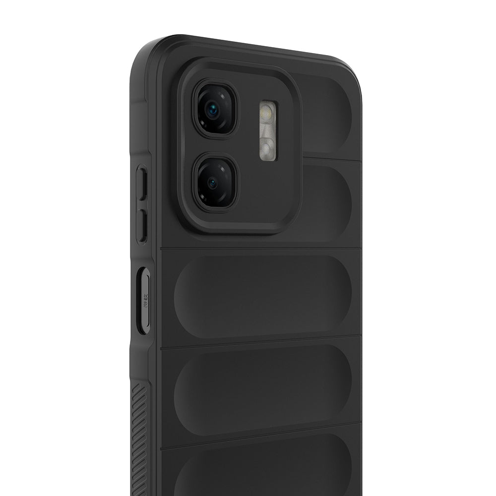 İnfinix Hot 50i 4G Kılıf Esnek TPU Oyuklu Arka Yüzey Tasarımlı Zore Etnik Silikon Kapak