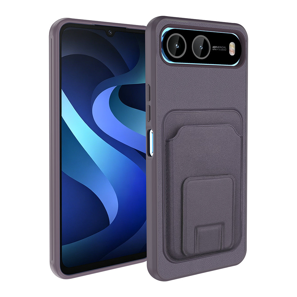 İnfinix Hot 60i 5G Kılıf Kartlıklı TPU Zore Bikart Kapak
